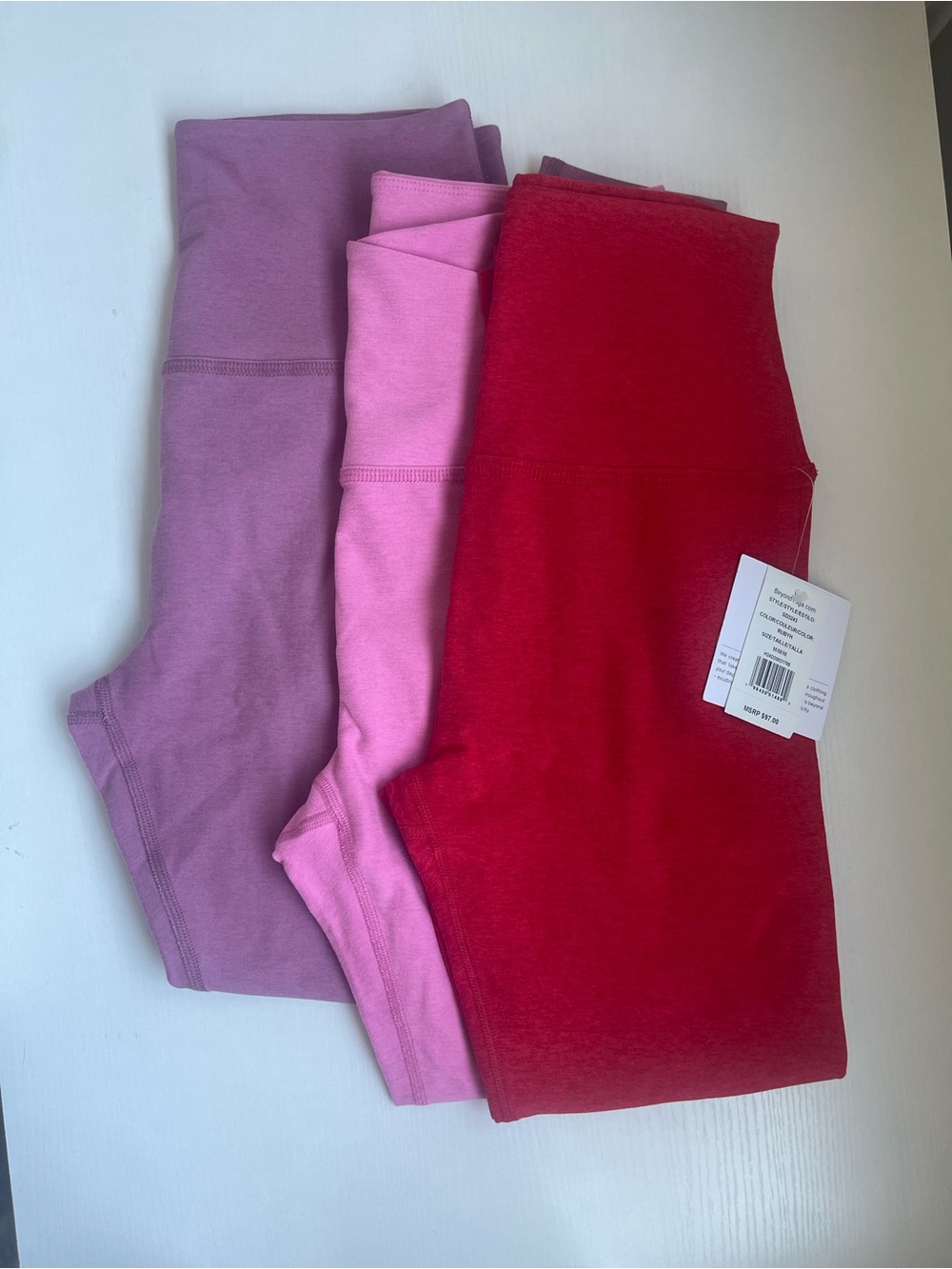 Set of (3) Beyond Yoga Space Dye Leggings